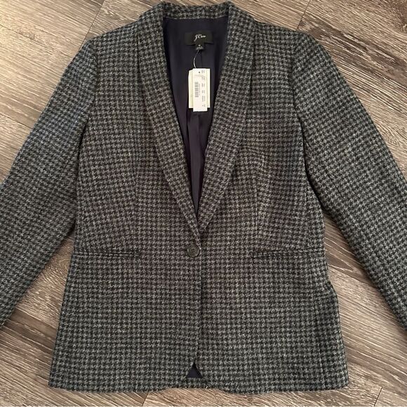 J. Crew Parke Houndstooth Blazer New - Picture 3 of 6